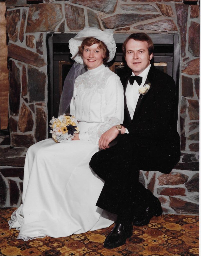 Could we have possibly known how much patience a marriage takes? Nobody ever told us. But we learned. This was May 23, 1981. [Photo copyrighted]